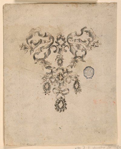 Projet pour une broche - Unknown artist