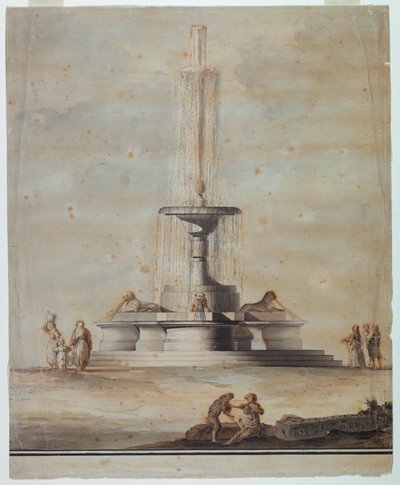 Projet pour une fontaine - Unknown artist