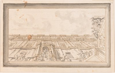 Projet pour un plafond peint - Unknown artist
