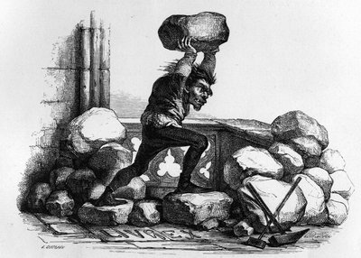 Quasimodo dans Notre-Dame de Paris par V. Hugo. - Unknown artist