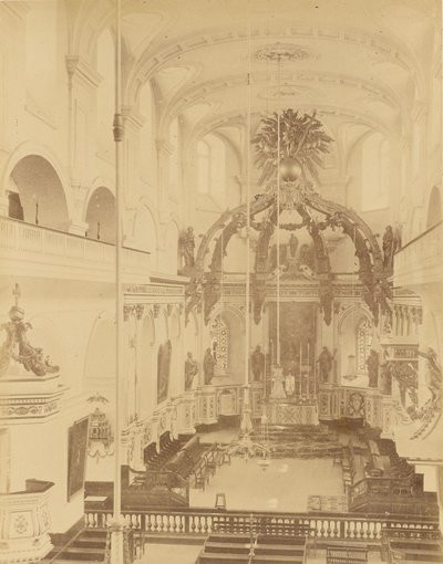 Quebec, Interieur de la Cathedrale - Unknown artist
