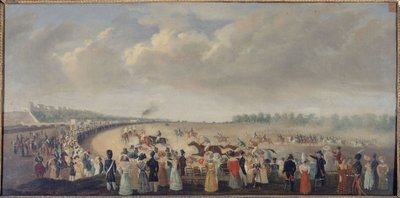 Courses au Champ-de-Mars, actuel 8e arrondissement, vers 1830 - Unknown artist