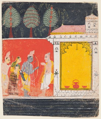 Rama, Sita et Lakshmana visitent l