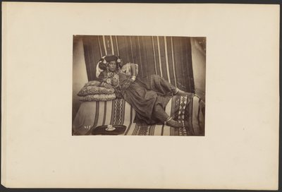 [Odalisque algérienne couchée, tribu d