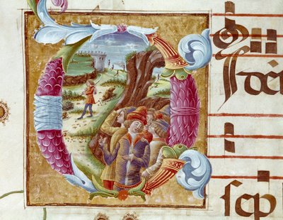 Représentation de Joseph et ses frères (détail) - Unknown artist