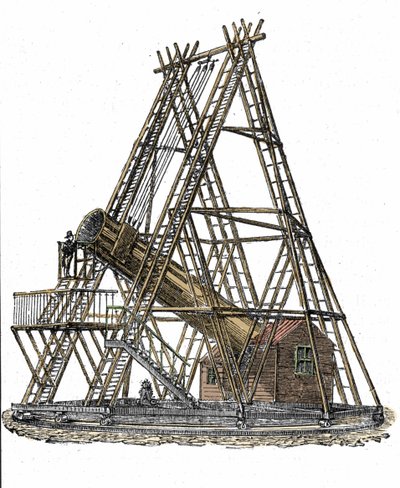 Représentation du télescope de l