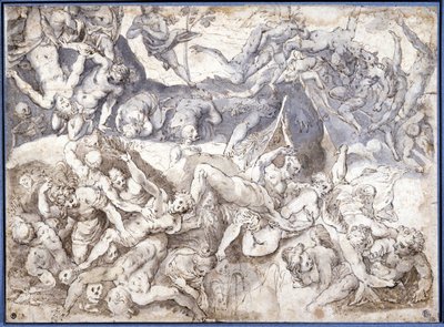 Réprouvés jetés en enfer - Unknown artist