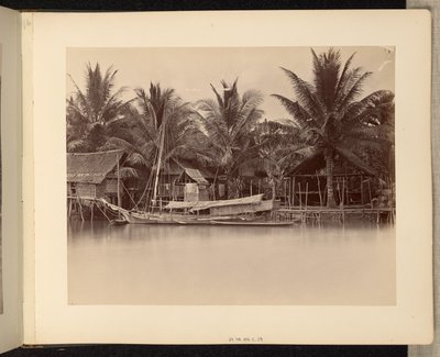 [Habitations et bateaux fluviaux] - Unknown artist