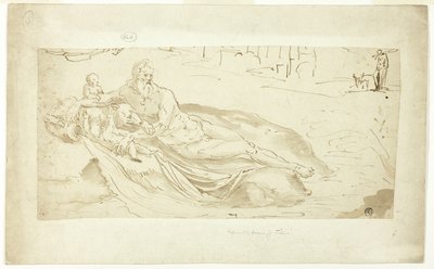 Le Tibre, avec Romulus et Remus - Unknown artist