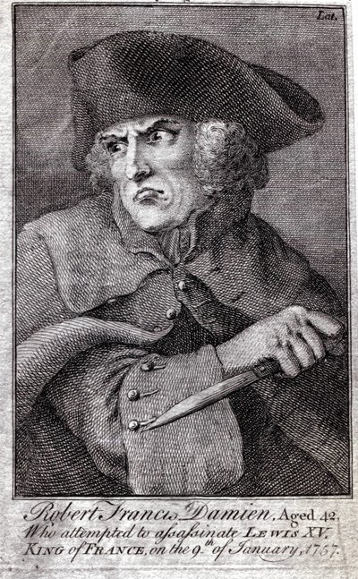 Robert François Damiens (Robert-François Damier) - Unknown artist
