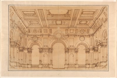 Salle dans un palais - Unknown artist