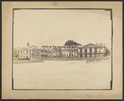 [Ruins of Château of Saint-Cloud] - Unknown artist