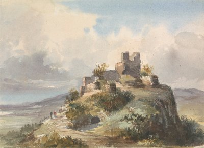 Ruines au sommet d