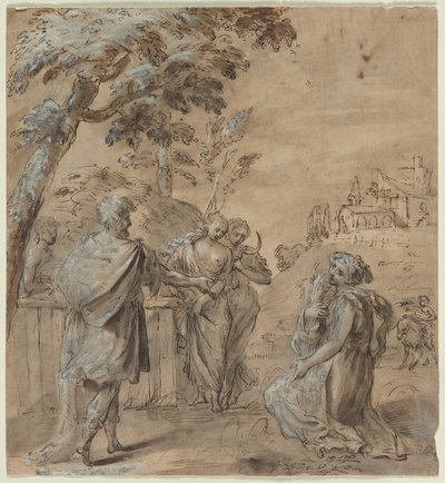 Ruth et Boaz (recto) - Unknown artist