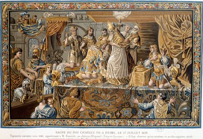 Sacré du roi Charles VII à Reims le 17 juillet - Unknown artist