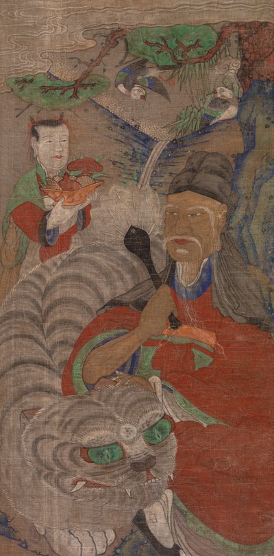 Sage avec tigre - Unknown artist