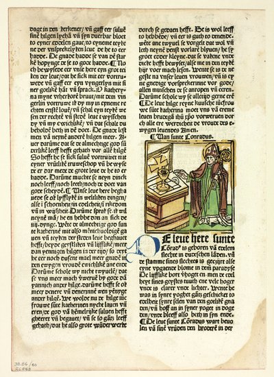 Saint Conrad de Der Heiligen Leben, Winterteil (La vie des saints, l
