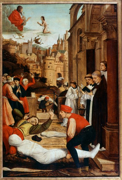 Saint François priant pendant une épidémie de peste lors de l