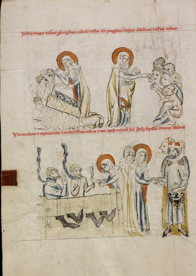 Sainte Hedwige au service des malades ; Sainte Hedwige au service des prisonniers - Unknown artist