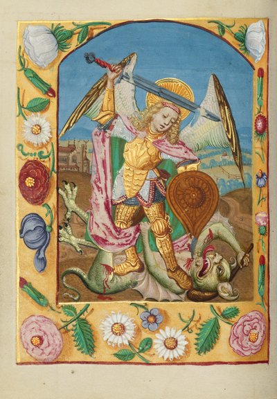 Saint Michel et le dragon - Unknown artist