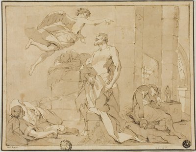 Saint Paul sauvé de la prison par un ange - Unknown artist