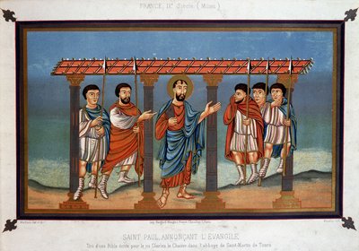 Saint Paul proclamant l