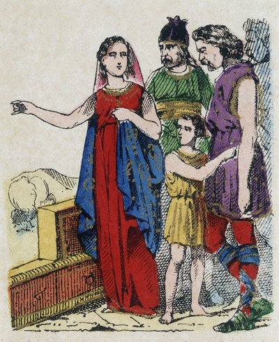 Sainte Geneviève (422-502), patronne de Paris, dissuada les Parisiens d