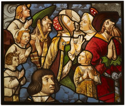 Saints et adorateurs en adoration - Unknown artist