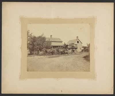 [Voiture à vapeur du lac Saratoga] - Unknown artist