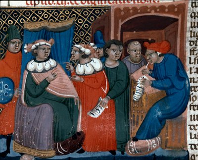 Scène de procès - Unknown artist