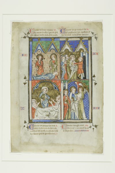 Scènes des miracles de saint Pierre, extraites d