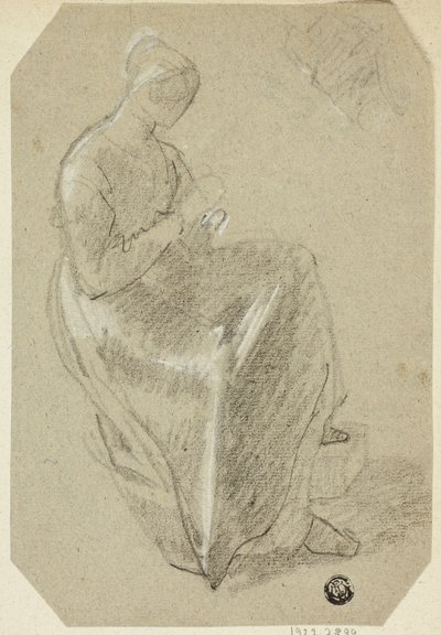 Femme assise - Unknown artist