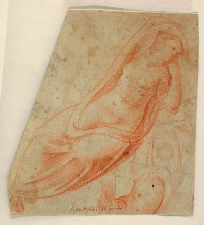 Figure féminine semi-drapée - Unknown artist