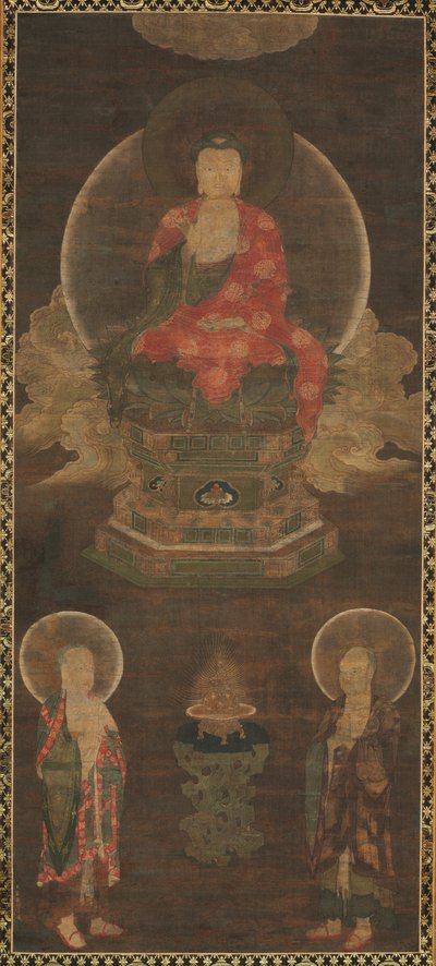 Triade de Shakyamuni : Bouddha assisté par Manjushri et Samantabhadra (Bouddha) - Unknown artist