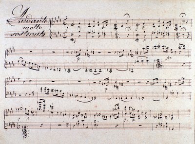 Partition des Deux Journées, opéra de Luigi Cherubini - Unknown artist