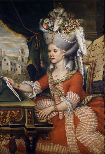 Chanteuse Thérèse (Teresa) Lanti, maîtresse de Casanova. Anonyme. Musée de la Scala, Milan - Unknown artist