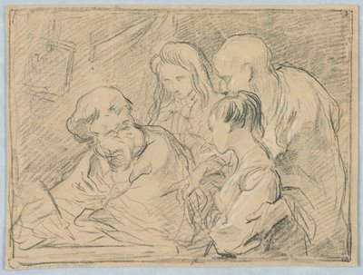Esquisse pour une peinture de la Présentation de la Vierge - Unknown artist