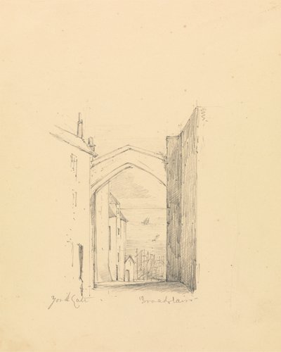 Croquis de York Gate - Unknown artist