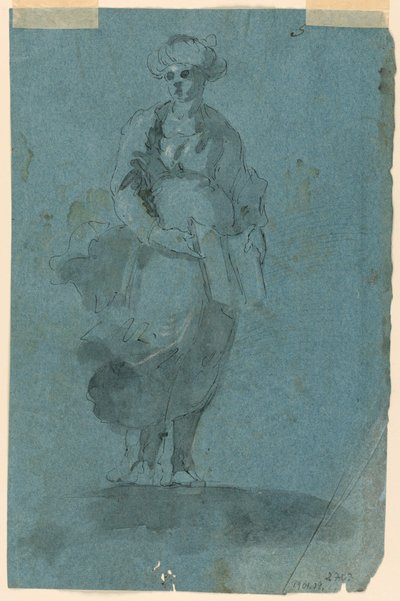 Esquisses A) Sibylle (?); B) Saint Jean prêchant - Unknown artist