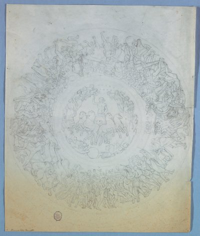 Esquisses pour un plafond décoré - Unknown artist