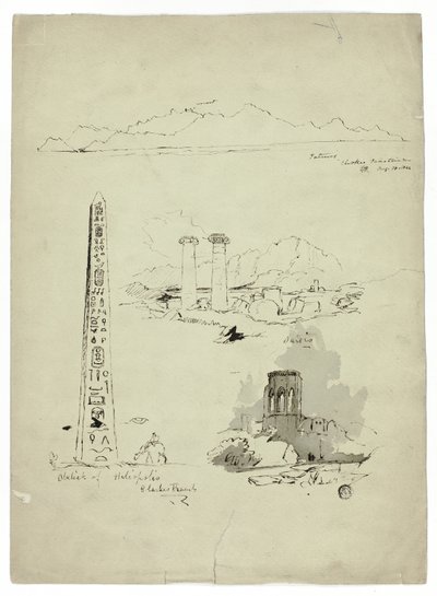 Esquisses de Patmos, Sardes, Obélisque d