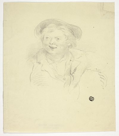 Homme souriant - Unknown artist