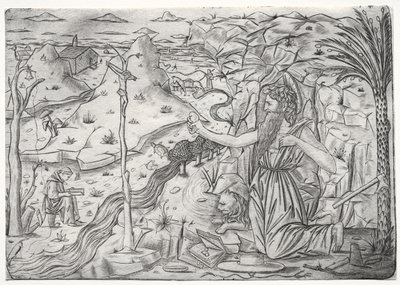 Saint Jérôme en pénitence - Unknown artist
