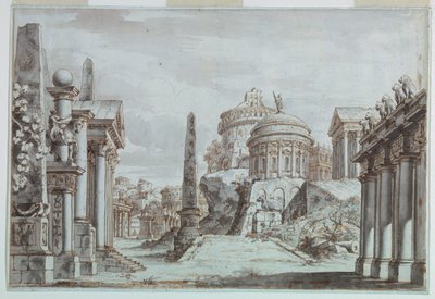 Décor de scène, un forum - Unknown artist