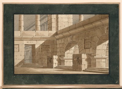 Décor de scène, Cour d