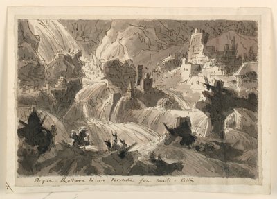 Décor de scène, Inondation - Unknown artist