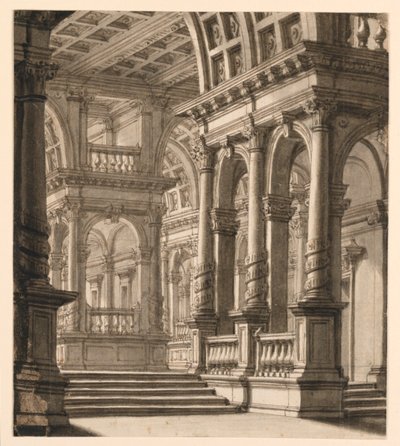 Décor de scène, intérieur d