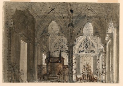 Décor de scène, intérieur d