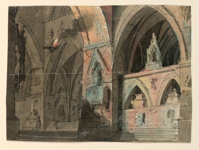 Décor de scène, intérieur d