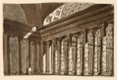 Décor de scène, intérieur de salle - Unknown artist
